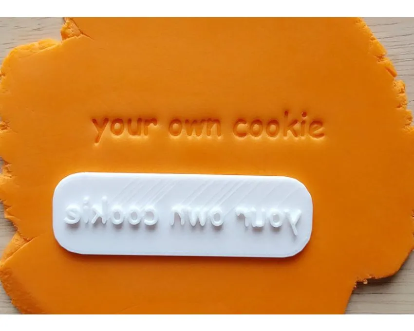 Create Custom Cookies with Personalized Cookie Stamp [Product Name