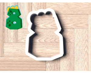 Dinosaur Number 7 Cookie Cutter