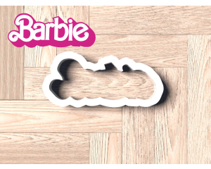 Barbie Name Plaque Cookie Cutter