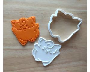 Clefairy Cookie Cutter and Stamp Set
