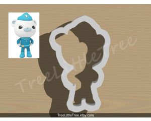 Captain Barnacles Bear Cookie Cutter