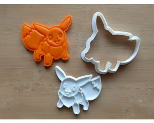 Eevee Cookie Cutter and Stamp Set