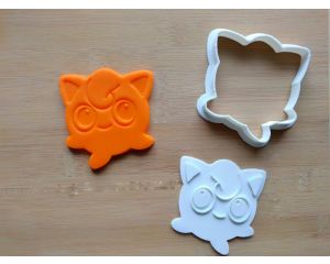 Jigglypuff Cookie Cutter and Stamp Set