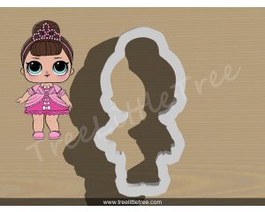 Diva Glitter Full Body Cookie Cutter.