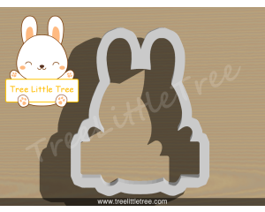 Happy Bunny Cookie Cutter
