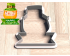 Leprechaun Plaque2 Cookie Cutter. St Patrick's Day Cookie Cutter