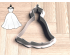 Wedding Dress On Hanger Style 2 Cookie Cutter. Wedding Cookie Cutter