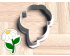 Funky Daisy On Stem Cookie Cutter. Flower Cookie Cutter. Summer Cookie Cutter