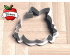 Apple Banner Cookie Cutter. School/Grad Cookie Cutter