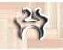 Horn Headband Cookie Cutter. Cartoon Cookie Cutter.