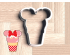 Minnie Mouse Ice Cream Cookie Cutter. Summer Cookie Cutter