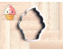 Soft Serve Ice Cream Cookie Cutter. Summer Cookie Cutter