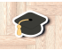 Cute Graduation Cap Cookie Cutter. School/Grad Cookie Cutter