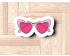 Barbie Sunglasses Cookie Cutter. Barbie Cookie Cutter. Girl Sunglasses Cookie Cutter