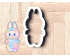 Labubu Cookie Cutter. POP Mart Cookie Cutter. Toy Cookie Cutter