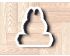 Labubu Name Plaque Cookie Cutter. Custom  POP Mart Cookie Cutter.