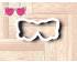 Barbie Sunglasses Cookie Cutter. Barbie Cookie Cutter. Girl Sunglasses Cookie Cutter