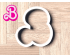 Letter B Cookie Cutter. Barbie Cookie Cutter. 