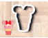 Minnie Mouse Ice Cream Cookie Cutter. Summer Cookie Cutter