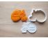 Personalized Easter Egg Cookie Cutter and Stamp Set