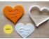 Personalized Heart Cookie Cutter and Stamp Set