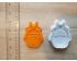 Totoro Cookie Cutter and Stamp Set. Cartoon Cookie Cutter