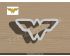 Wonder Woman Cookie Cutter. Super Hero Cookie Cutter