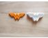 Wonder Woman Cookie Cutter and Stamp Set. Super Hero Cookie Cutter