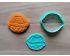 Turtle Shell Cookie Cutter and Stamp Set. Super Mario Cookie Cutter