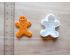 Ginger Bread Man Cookie Cutter and Stamp Set. Christmas Cookie Cutter