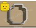 Lego Man Head Cookie Cutter. Toy Cookie Cutter