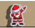 Dabbing Santa Claus Cookie Cutter. Christmas Cookie Cutter