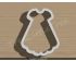 Dress Cookie Cutter. Baby Shower Cookie Cutter