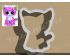 Beanie Boo Cookie Cutter. Toy Cookie Cutter