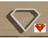 Superman Logo Cookie Cutter. Super Hero Cookie Cutter