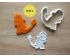 Charmander Cookie Cutter and Stamp Set. Pokemon Cookie Cutter