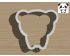 Panda Cookie Cutter. Animal Cookie Cutter