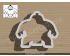 Japanese Sumo Wrestler Cookie Cutter. Japan Cookie Cutter