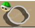 Mario Turtle Shell Cookie Cutter. Super Mario Cookie Cutter