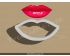 Lip Style2 Cookie Cutter.Valentine's day Cookie Cutter