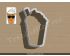 Frappe Iced Cap Cookie Cutter. Summer Cookie Cutter