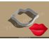 Lip Cookie Cutter. Valentine's day Cookie Cutter