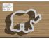 Elephant Style3 Cookie Cutter.Animal Cookie Cutter