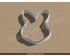 Bunny Head Cookie Cutter. Easter Cookie Cutter