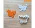 Aipon Cookie Cutter and Stamp Set. Pokemon Cookie Cutter