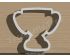 Trophy Cookie Cutter. Sports Cookie Cutter