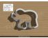 Elephant Style3 Cookie Cutter.Animal Cookie Cutter