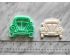 Beetle Frontview Detailed Cookie Cutter. Car Cookie Cutter. 