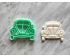 Beetle Frontview Detailed Cookie Cutter. Car Cookie Cutter. 