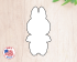 Labubu Cookie Cutter. POP Mart Cookie Cutter. Toy Cookie Cutter